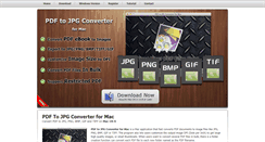 Desktop Screenshot of pdftojpgconverterformac.com