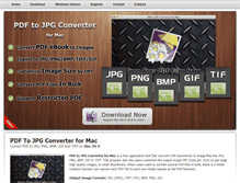 Tablet Screenshot of pdftojpgconverterformac.com